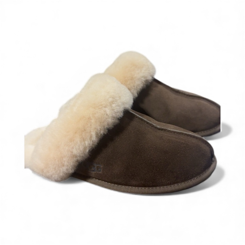 UGG Scuffette II Suede Women's Slippers Espresso Size 9 US - Picture 2 of 6